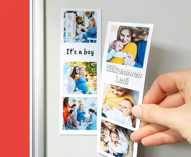 Trend 2025: Fotostreifen mit magnetischer Rückseite Die klassischen Fotostreifen kennst du sicher schon. Jetzt gibt es den angesagten Automaten Look auch direkt als magnetischen Fotostreifen. Eine absolute Produktneuheit bei ORWO.