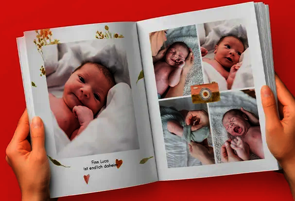 Fotobuch-Tipps für ein persönliches und emotionales Baby Fotobuch Liebevolle Babyerinnerungen gestalten – kreative Fotobuch-Tipps für die ersten Tage und Momente.