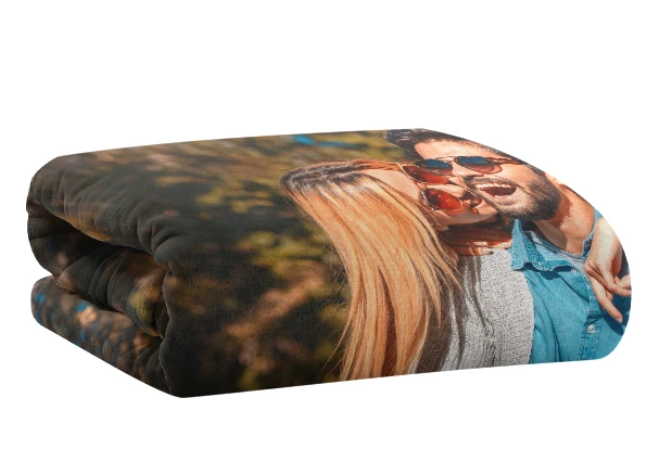 Fotoprodukte ORWO – personalisierte Fotodecke mit eigenem Foto Fotodecke mit individuellem Motiv bedruckt – personalisierbares Fotoprodukt von ORWO.