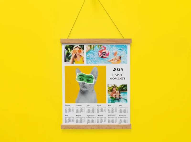 Fotokalender gestalten im Hoch und Querformat ORWO